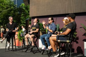 Gordon Cox, Thayne Jasperson, Miguel Cervantes, Hannah Cruz, and Edred Utomi. Photo b Photo